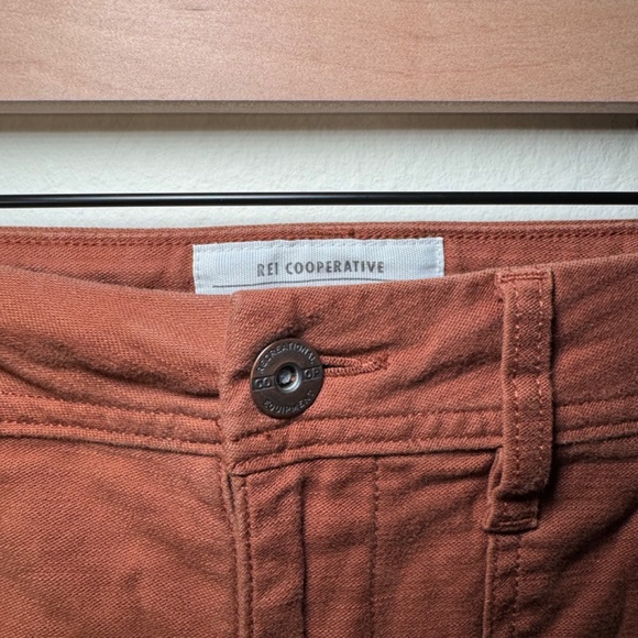 REI Co-Op Cargo Utility Pants Women's 2 Brick Red Brown Outdoor Hiking Casual - Picture 3 of 5